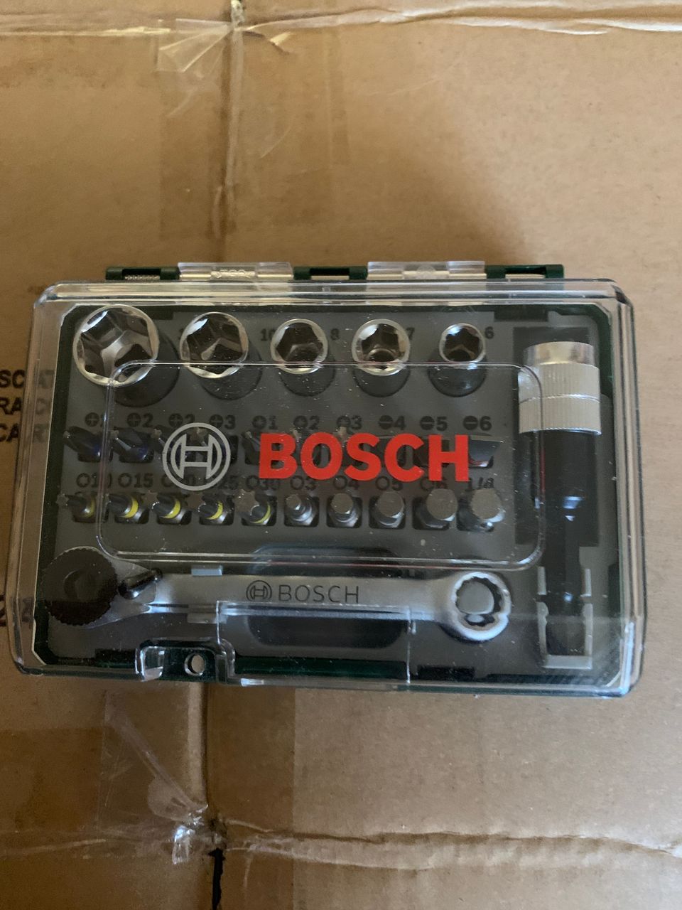 Bosch ruuvauskärki-/räikkäsarja 27-os.