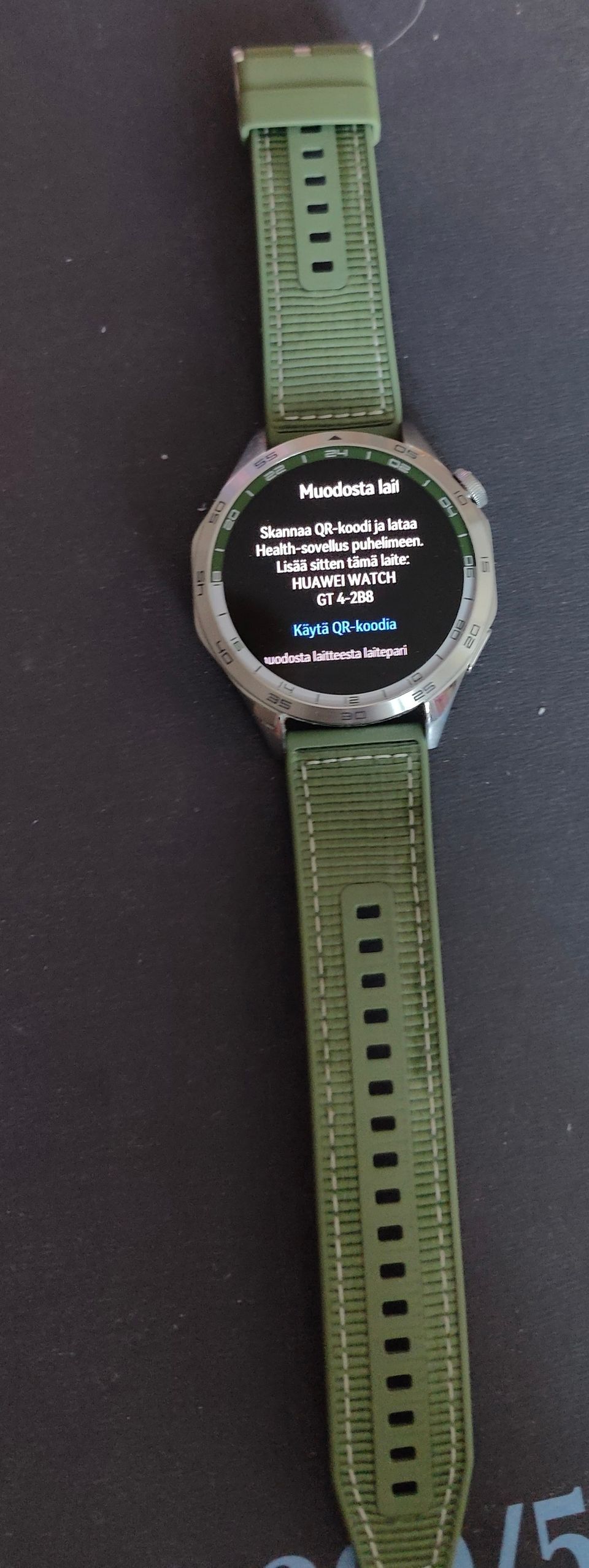 Huawei watch gt 4 vihreä