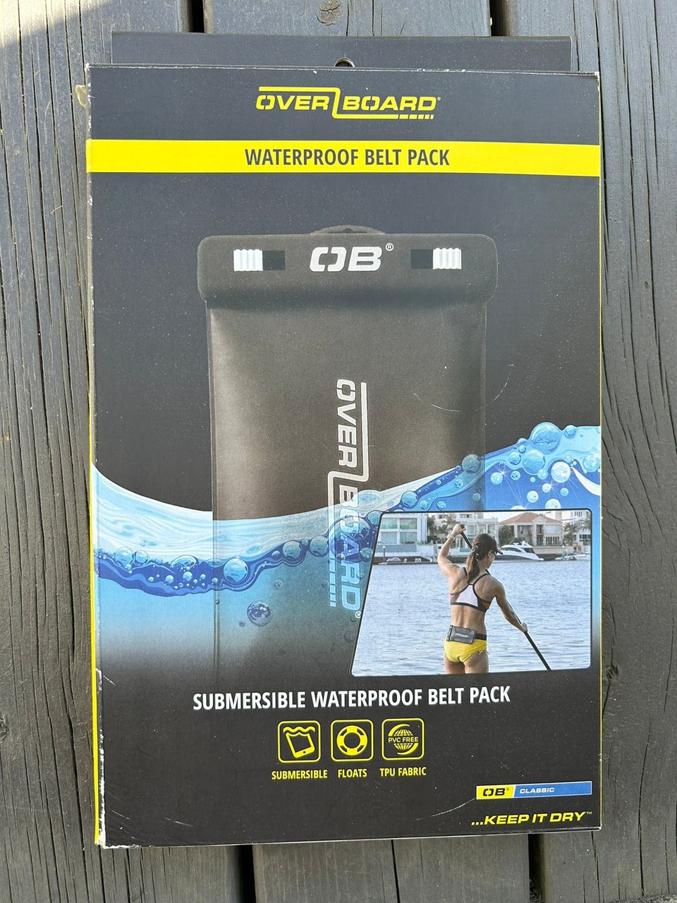Overboard waterproof belt pack