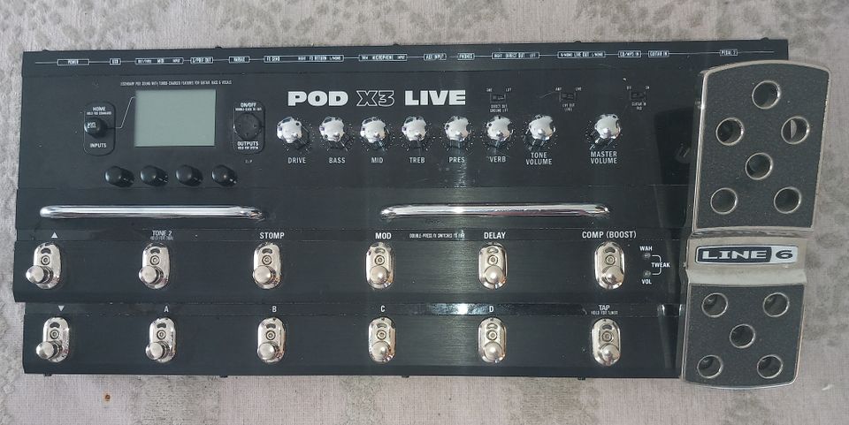 Line 6 POD X3 Live Multiefektipedaali