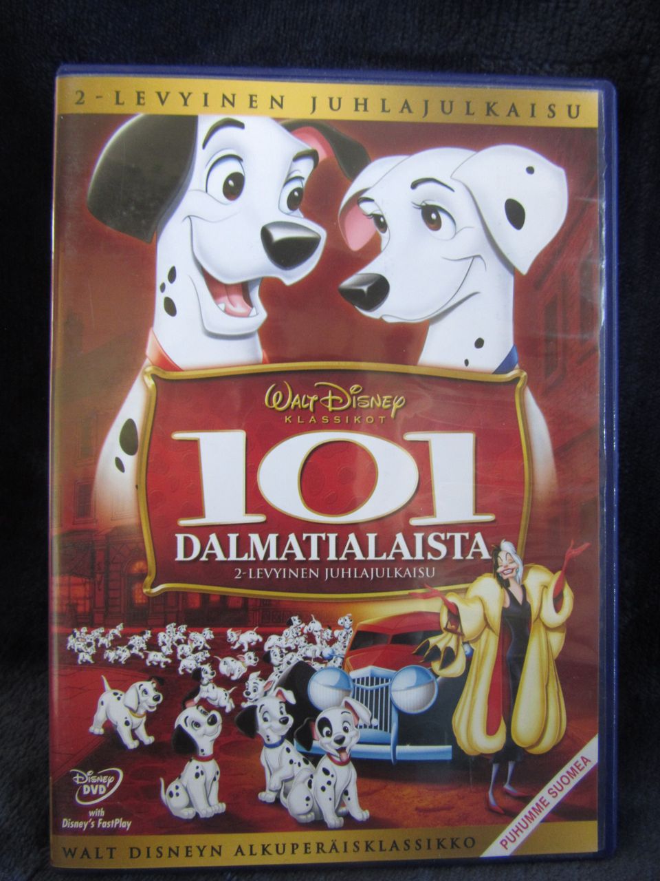 101 Dalmatialaista tupla dvd