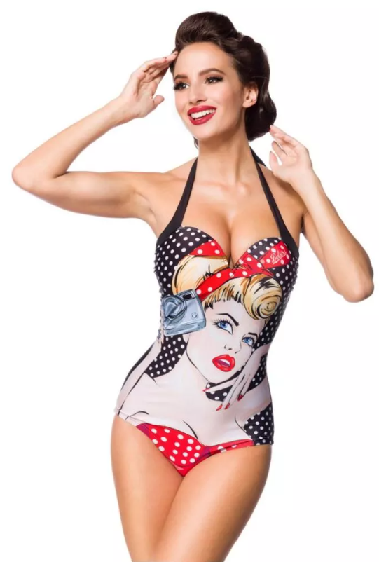 Uusi ihana Belsira pin up uimapuku, 3XL