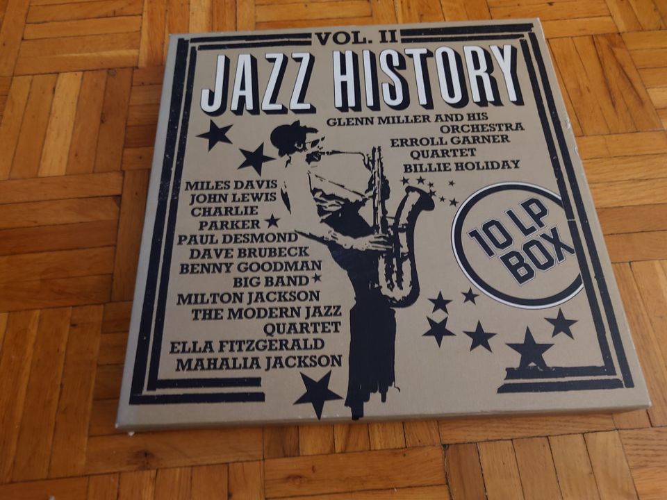 Jazz history 10 LP boxi