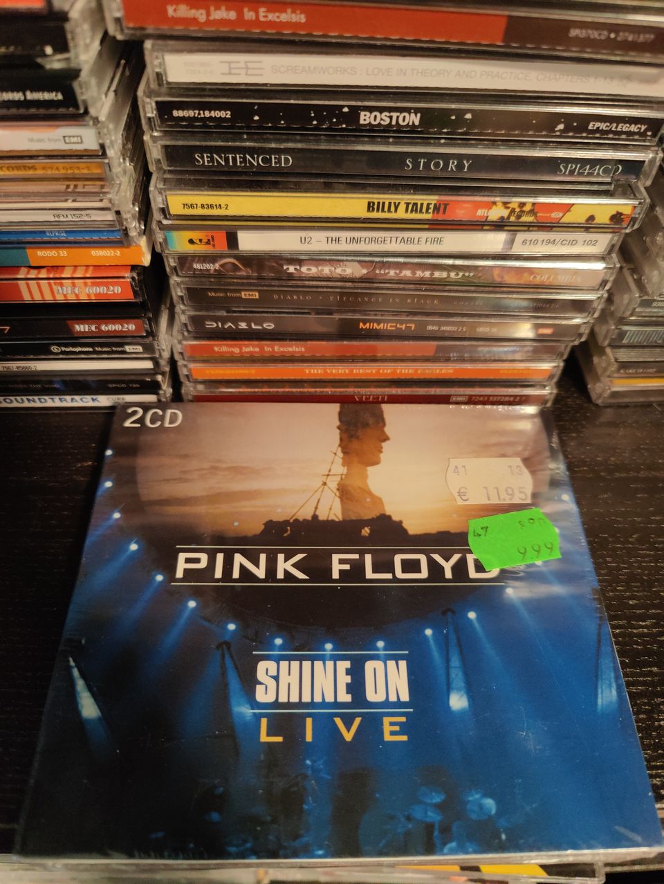 Pink Floyd Shine on live tupla albumi RARE MINT!