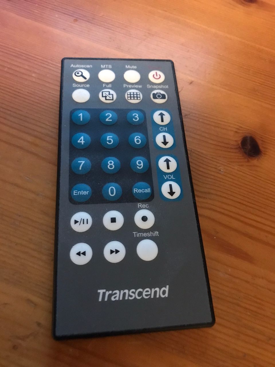 Transcend kaukosäädin