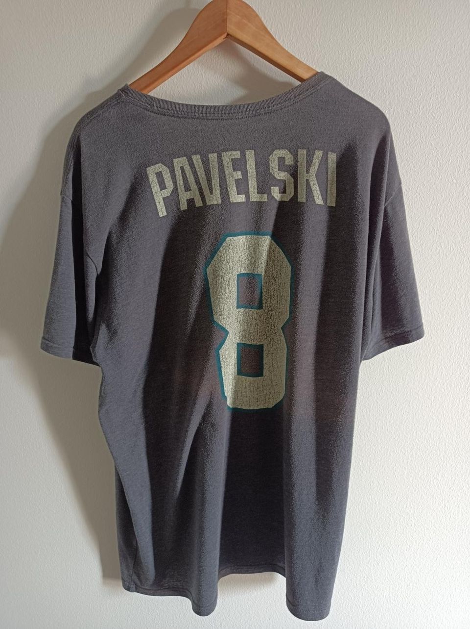 San Jose Sharks #8 Joe Pavelski T-paita