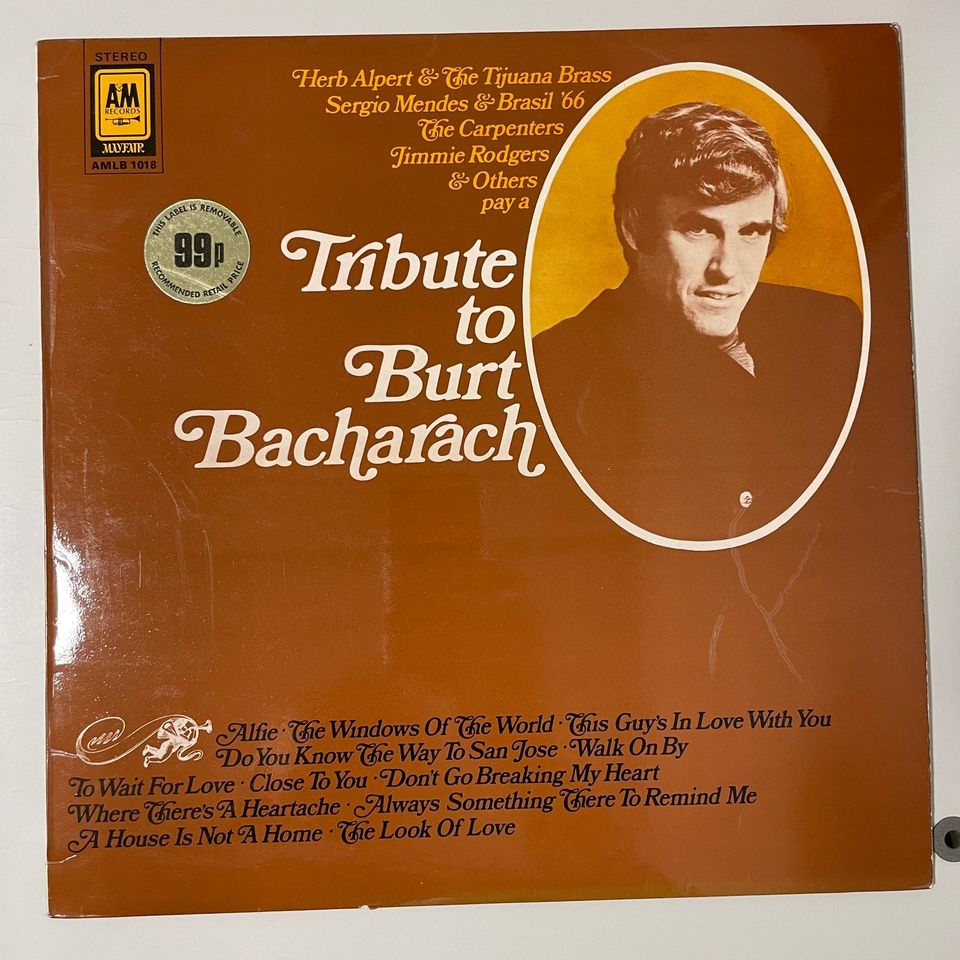 Burt Bacharach | LP | Tribute To Burt Bacharach