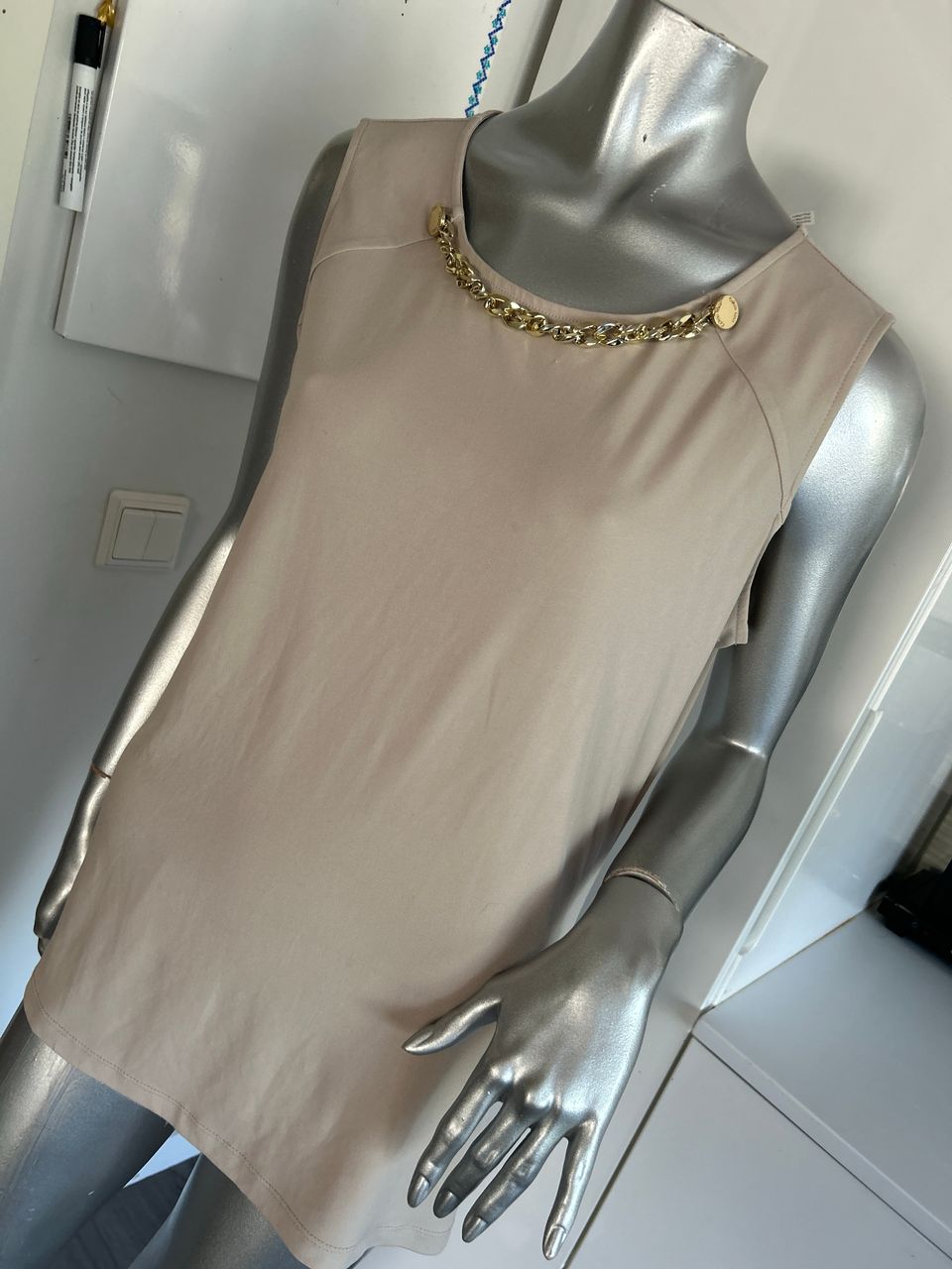 Calvin Klein upea beige paita L