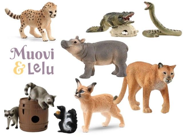 SCHLEICH HAHMOT JA LEIKKISETIT alkaen 5,30