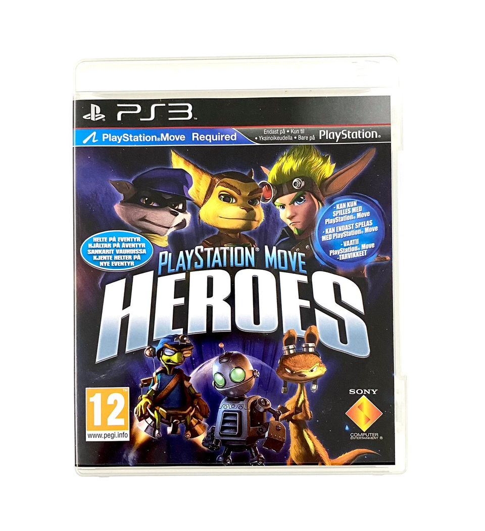 Playstation Move Heroes - PS3 (+muita pelejä)