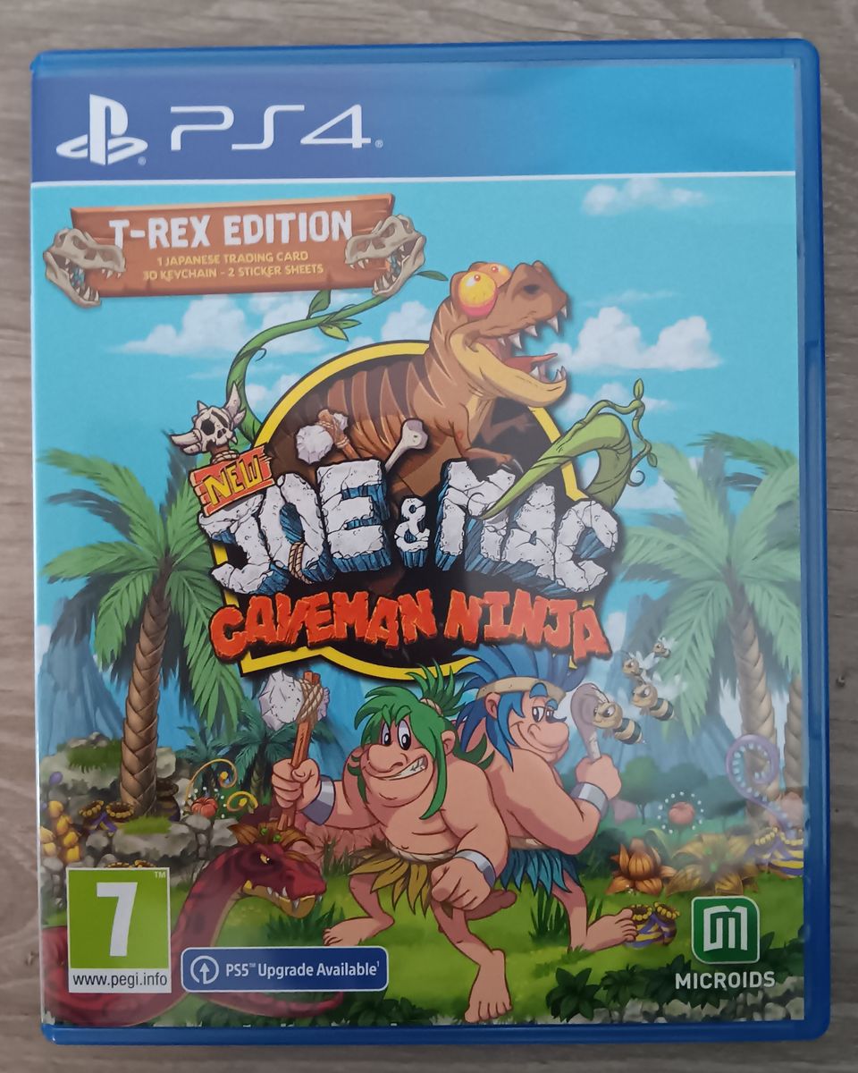 New Joe & Mac: Caveman Ninja T-Rex Edition ps4 -peli