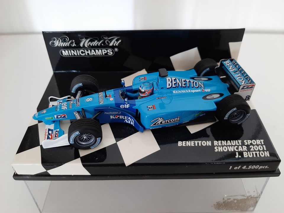 Formula 1 pienoismalli 2001 Benetton.