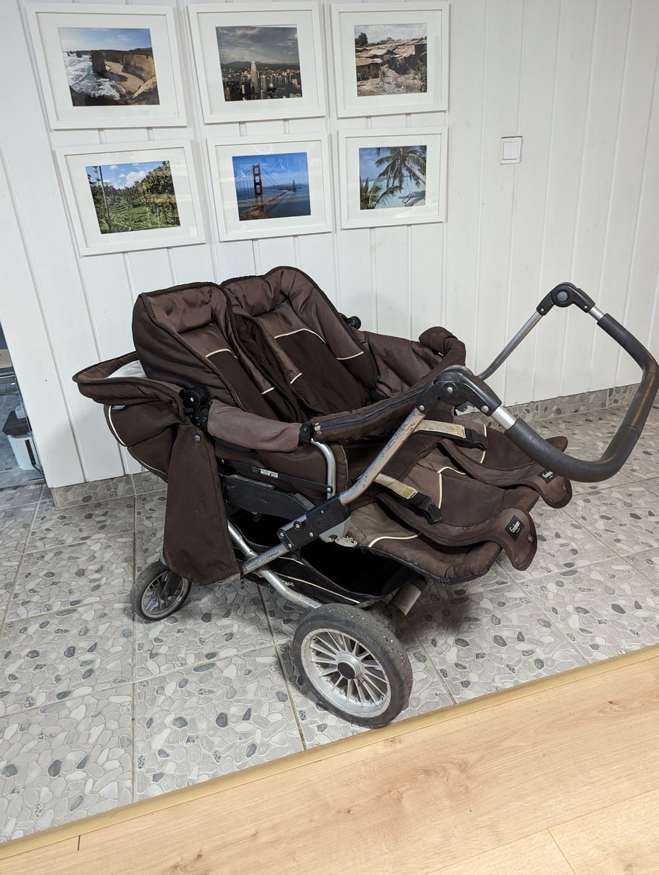 Emmaljunga double stroller