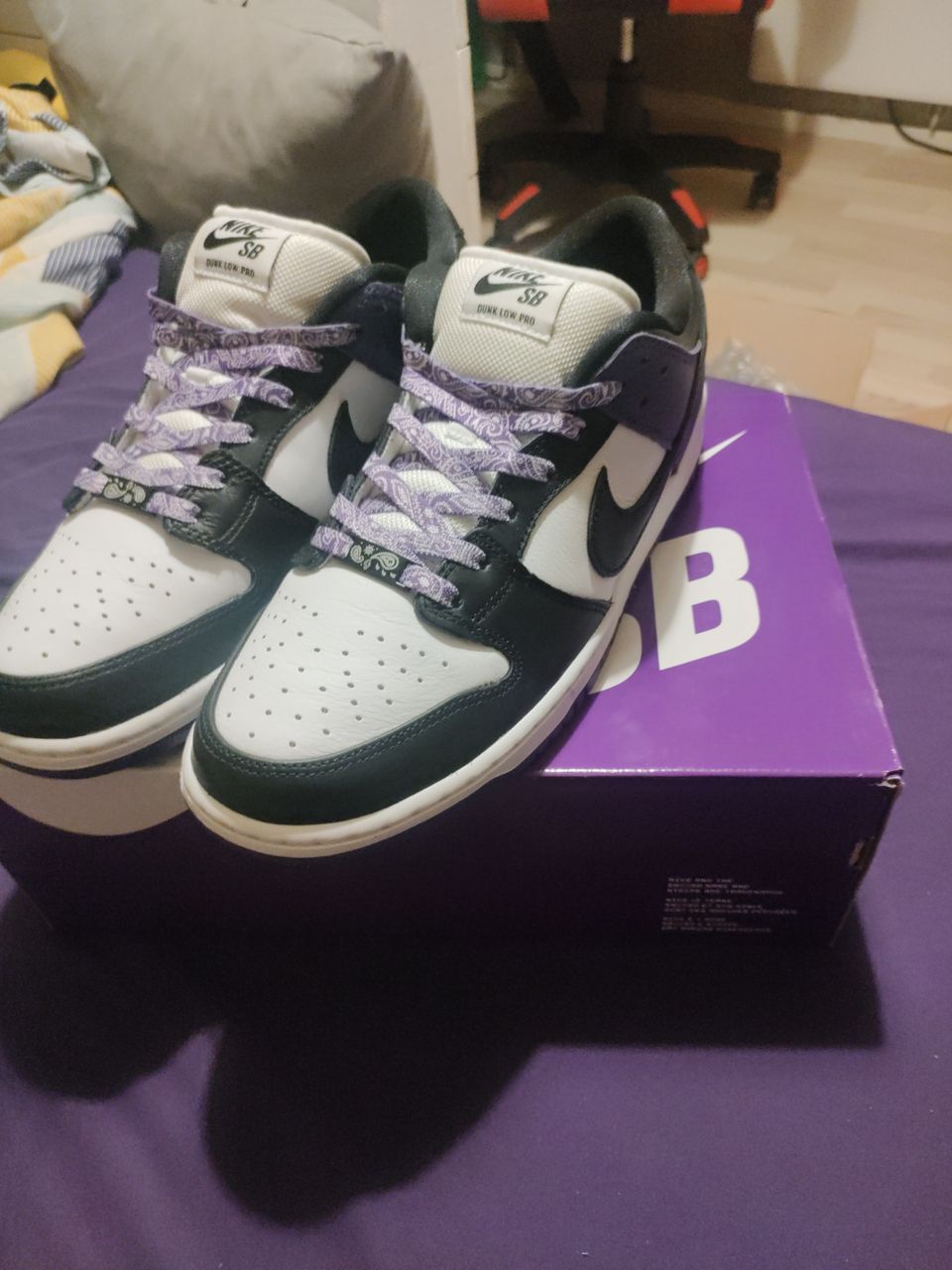Nike sb dunk low court purple (2021/2024)