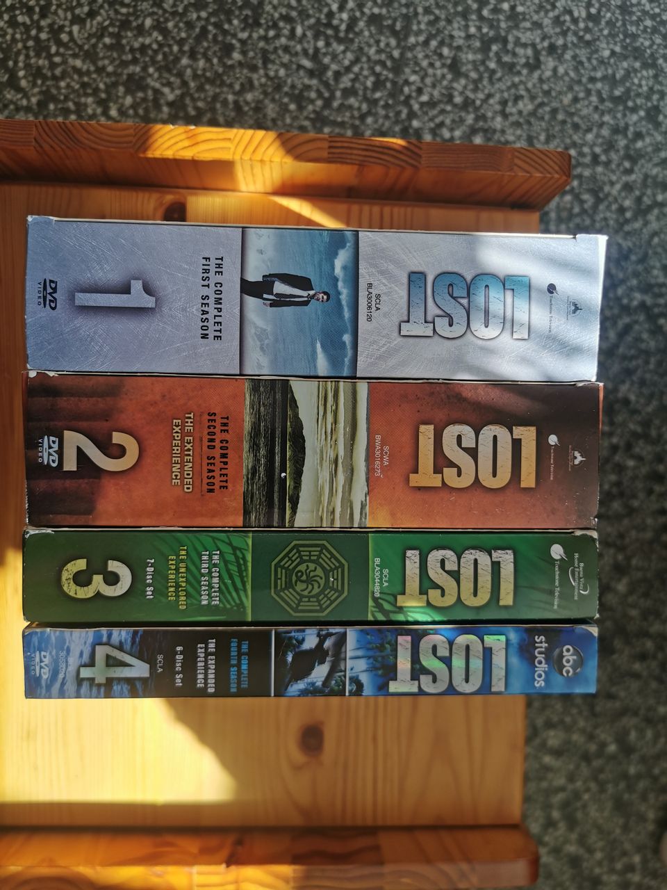 Lost dvd kaudet 1-4