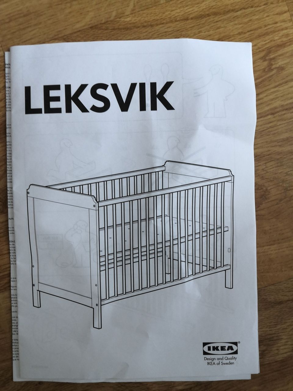 Leksvik pinnasänky/taaperosänky