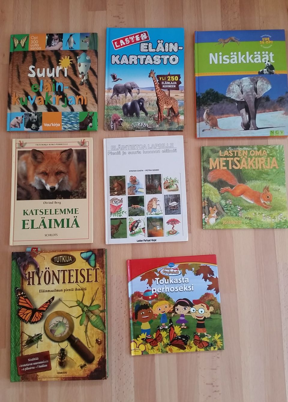 Lastenkirjoja - eläinkirjoja