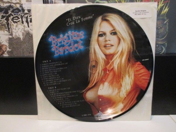 BRIGITTE BARDOT Et Dieu Crea La Femme KUVALEVY-LP 1984 CHANSON