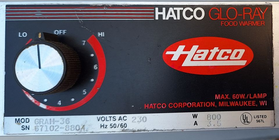 Hatco Grah-36 ruuanlämmitin