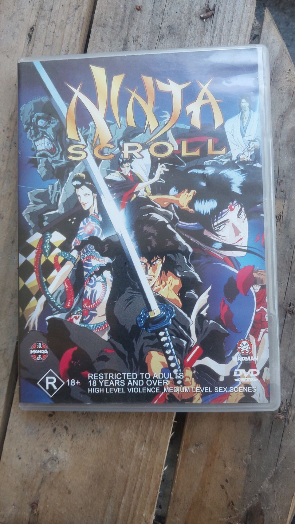 Ninja scroll dvd. 1998 australian painos