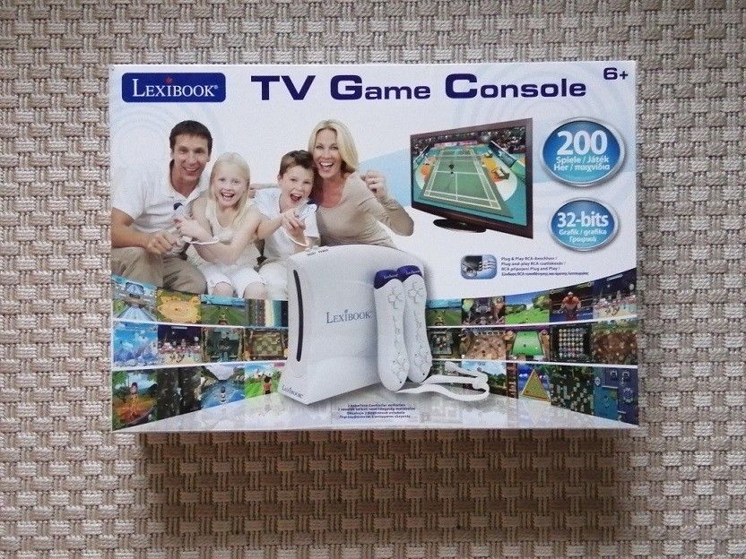 LEXIBOOK TV 200-in-1 - pelikonsoli (sis. 200kpl pelejä)
