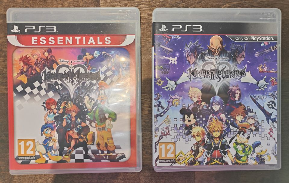 Kingdom Hearts 1.5 ja 2.5 PS3 yht 10€