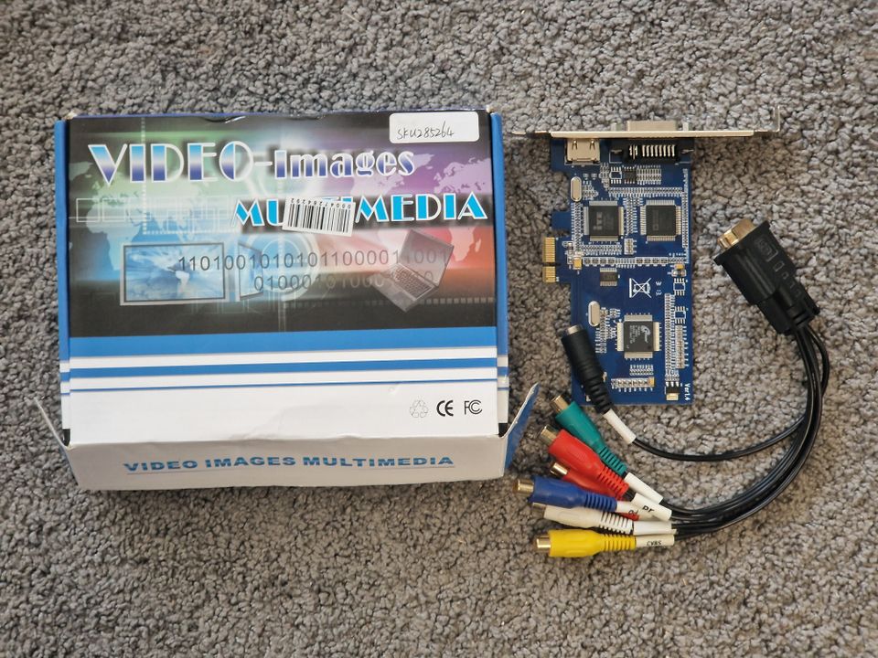FullHD Videokaappari PCI-väylään (hdmi, av ja komposiitti sisääntulot)