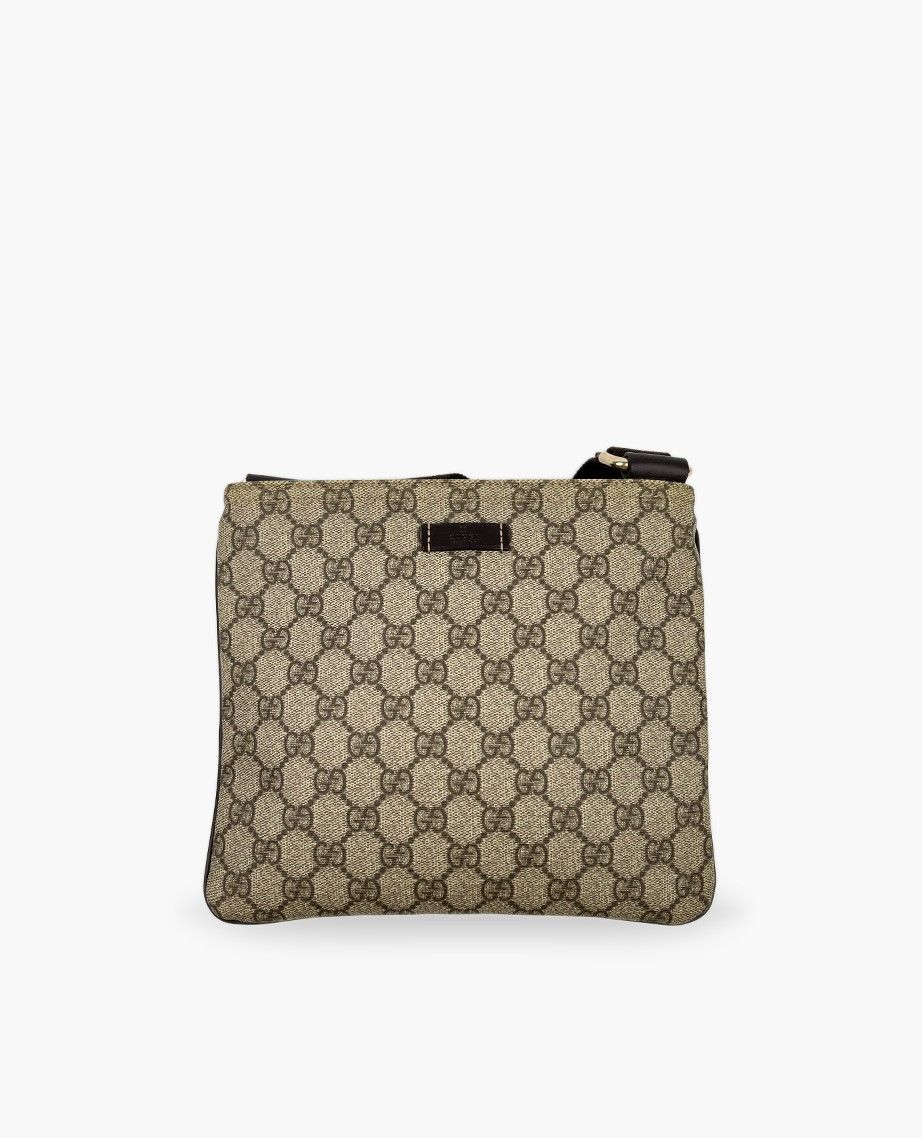 Gucci GG Supreme Flat Messenger laukku