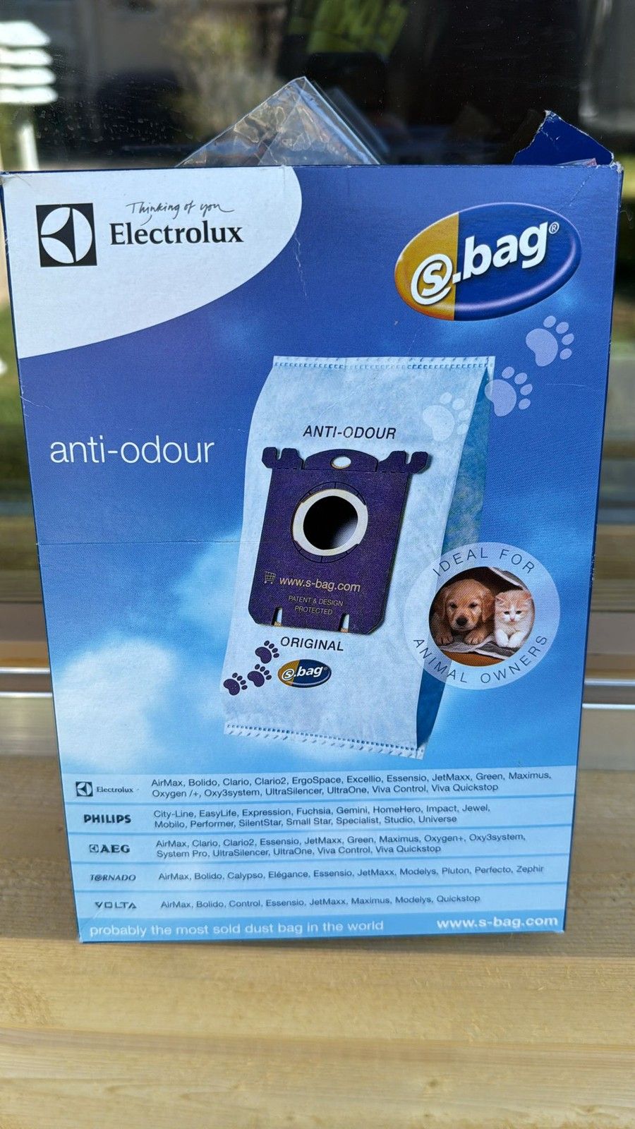 Electrolux pölypussi S-bag Anti-Odour E203S 4 kpl