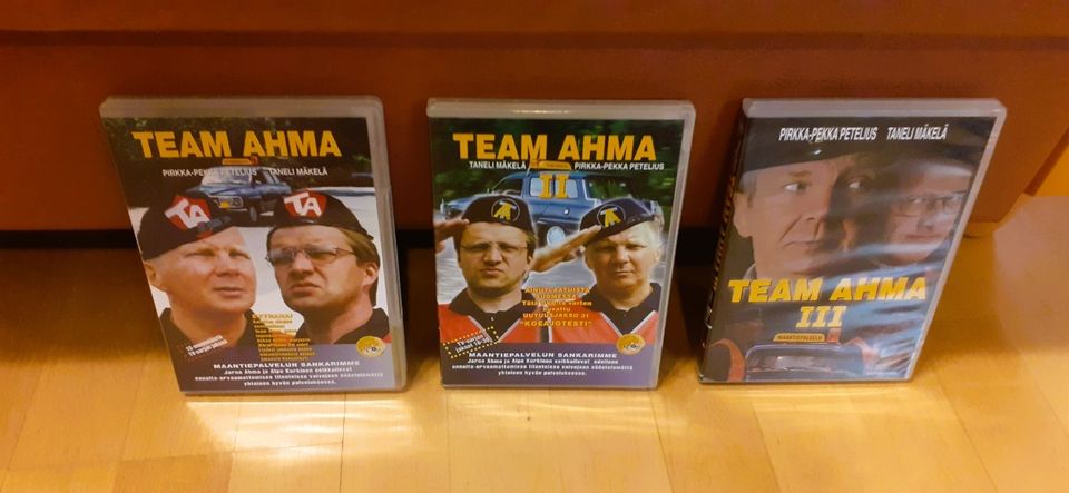 Dvd-leffoja Team Ahma 1-3