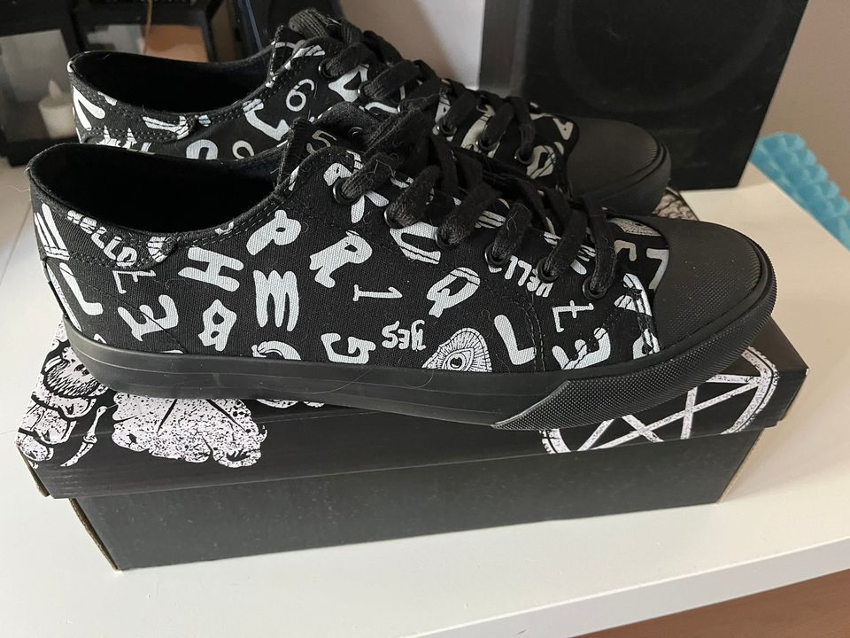 Gothicana by EMP Sneakers with Occult Symbols Sneakers