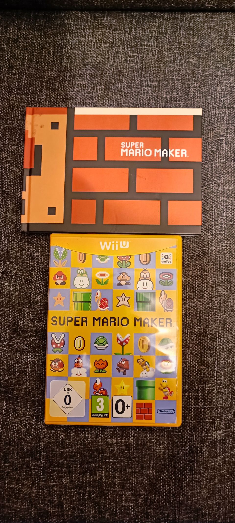 Super Mario Maker + Special Edition kirja(Wiiu)