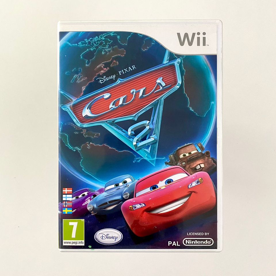 Disney Pixar Cars 2 - Nintendo Wii (+muita pelejä)
