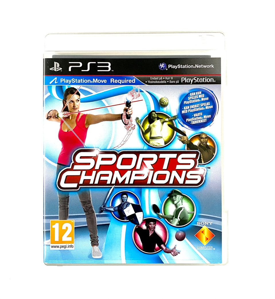 Sports Champions Move - PS3 (+löytyy muita pelejä)