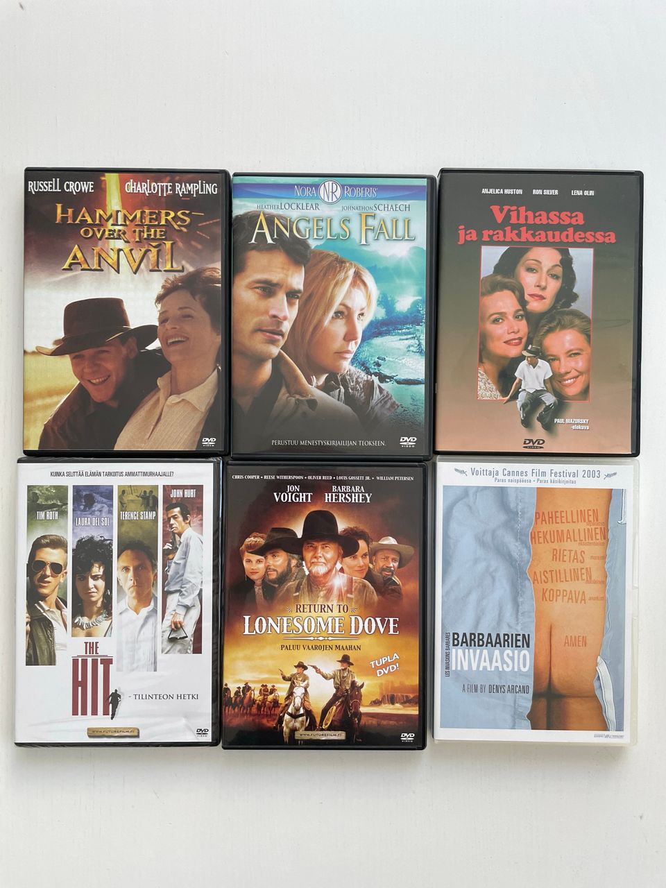 DVD-Elokuvia, draama, trilleri, western