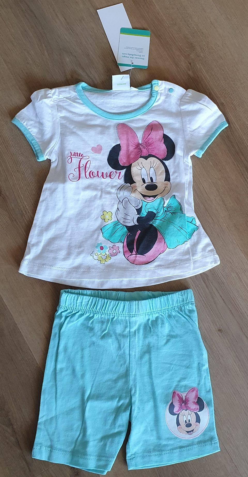 Uusi Disney Minnie shortsit + t-paita 80cm
