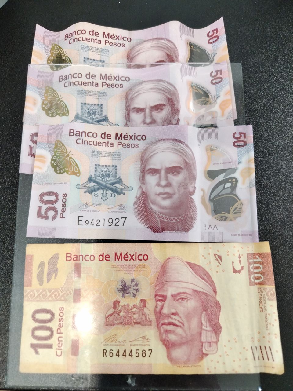 setelit - Meksikon pesot - Pesos mexicanos