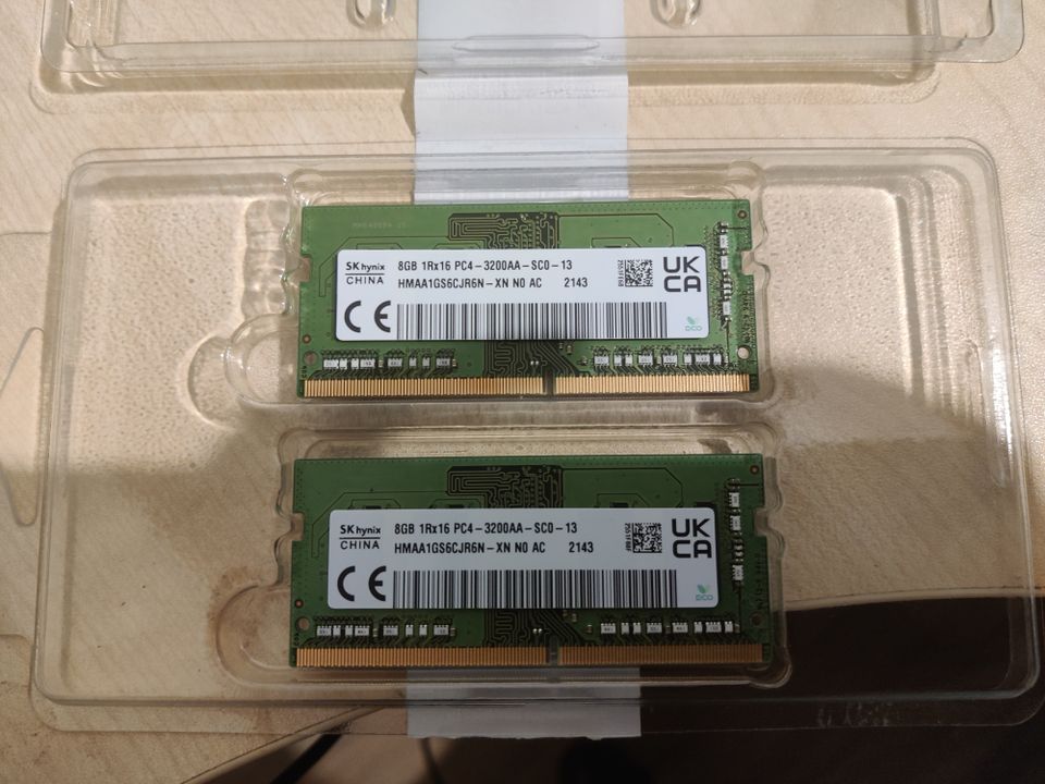 DDR4 sodimm 3200MHz 8Gb x2