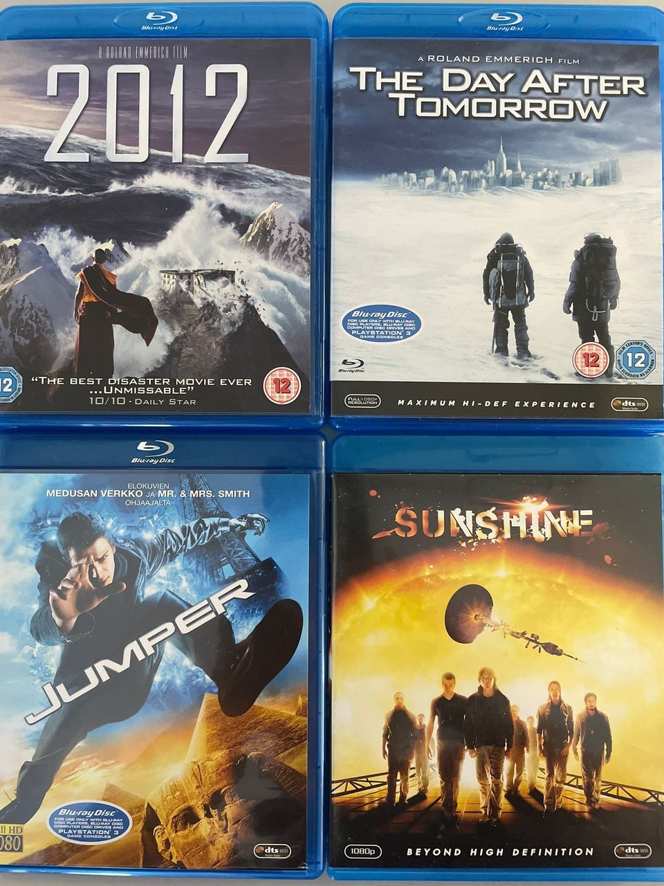 Scifi Toiminta 4 x Blu-ray