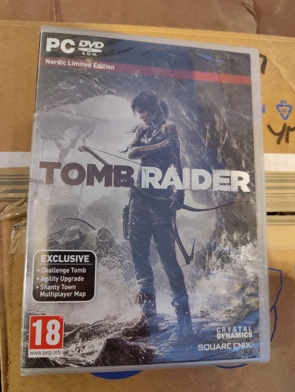 Tomb raider Nordic Limited edition pc peli sealed mint