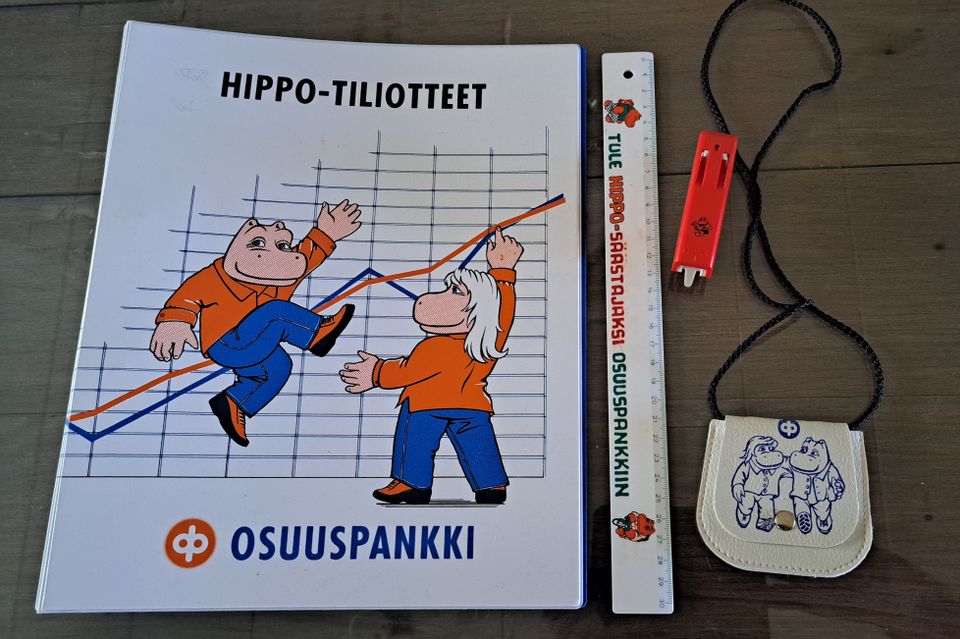 Hippo-tavaraa 80-luvulta