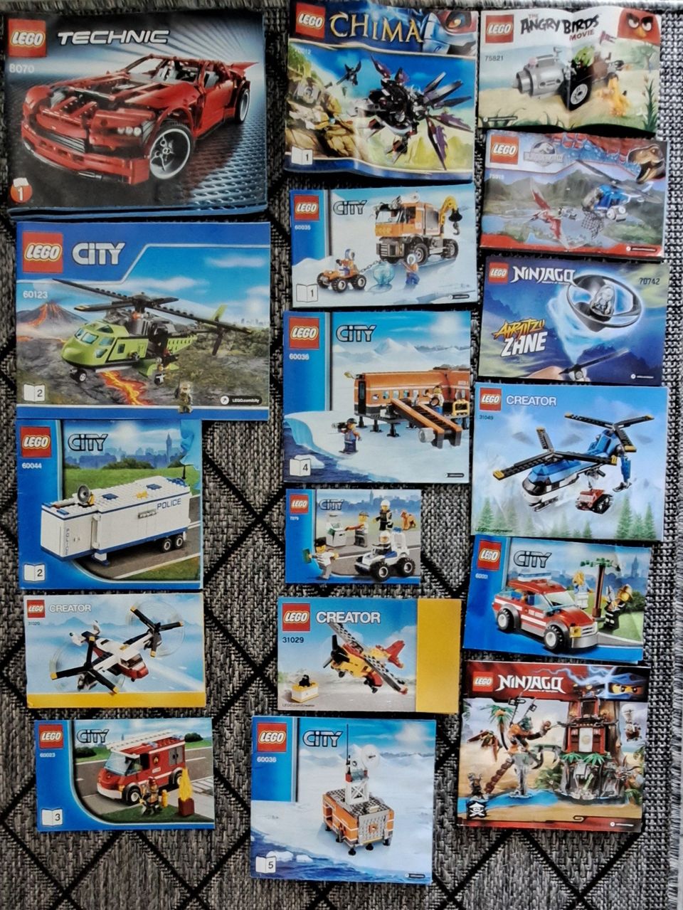 Lego rakennussarjat, ym.