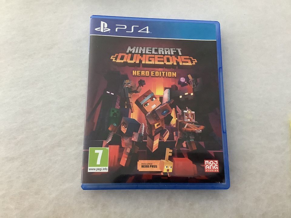 Minecraft Dungeons hero edition PS4- peli