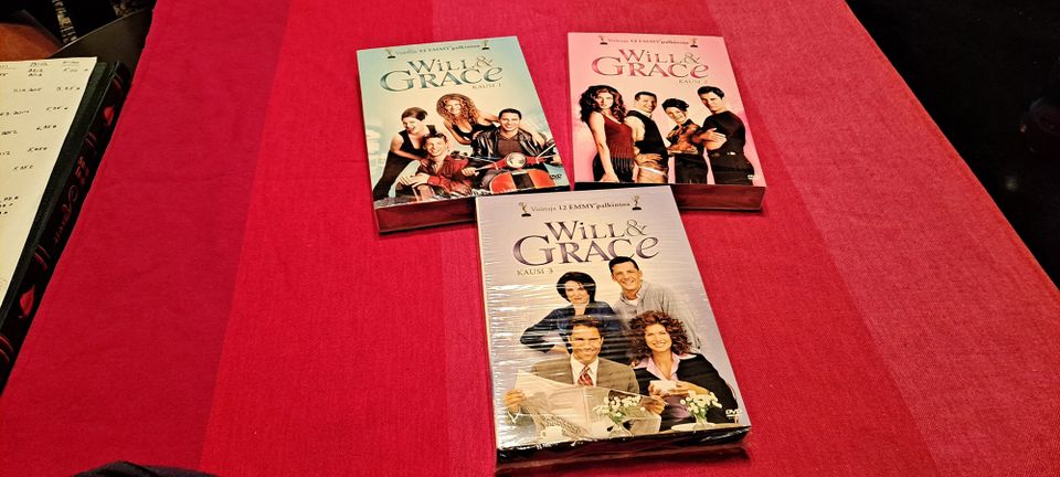 Will and Grace kaudet 1-3 DVD