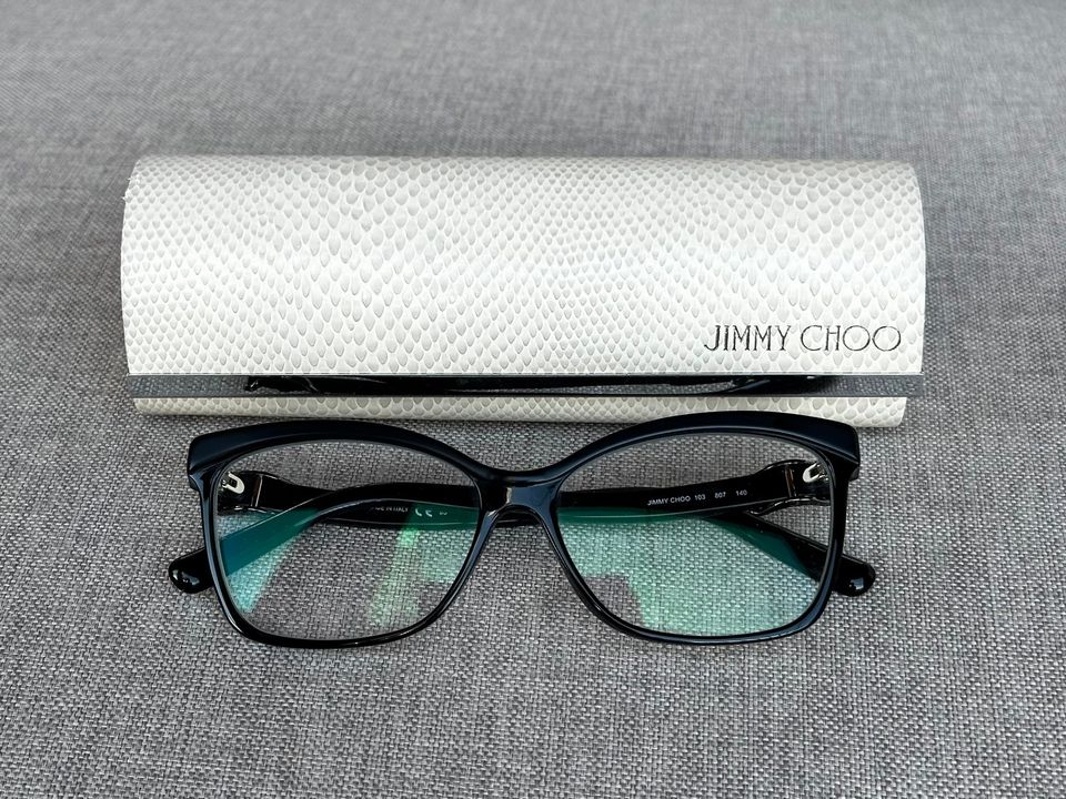 Jimmy Choo lasit läpinäkyvillä linsseillä