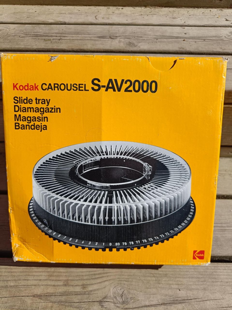 Kodak s-av2000 diakaruselli