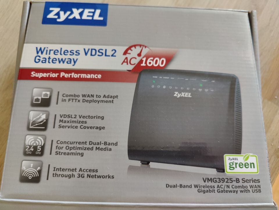 Zyxel ADSL/VDSL modeemi-reitin VMG3925-B10B