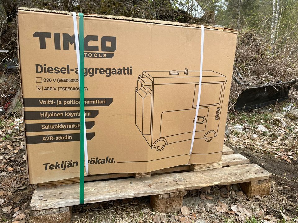 Timco aggregaatti 400V TSE5000DSG + ATS