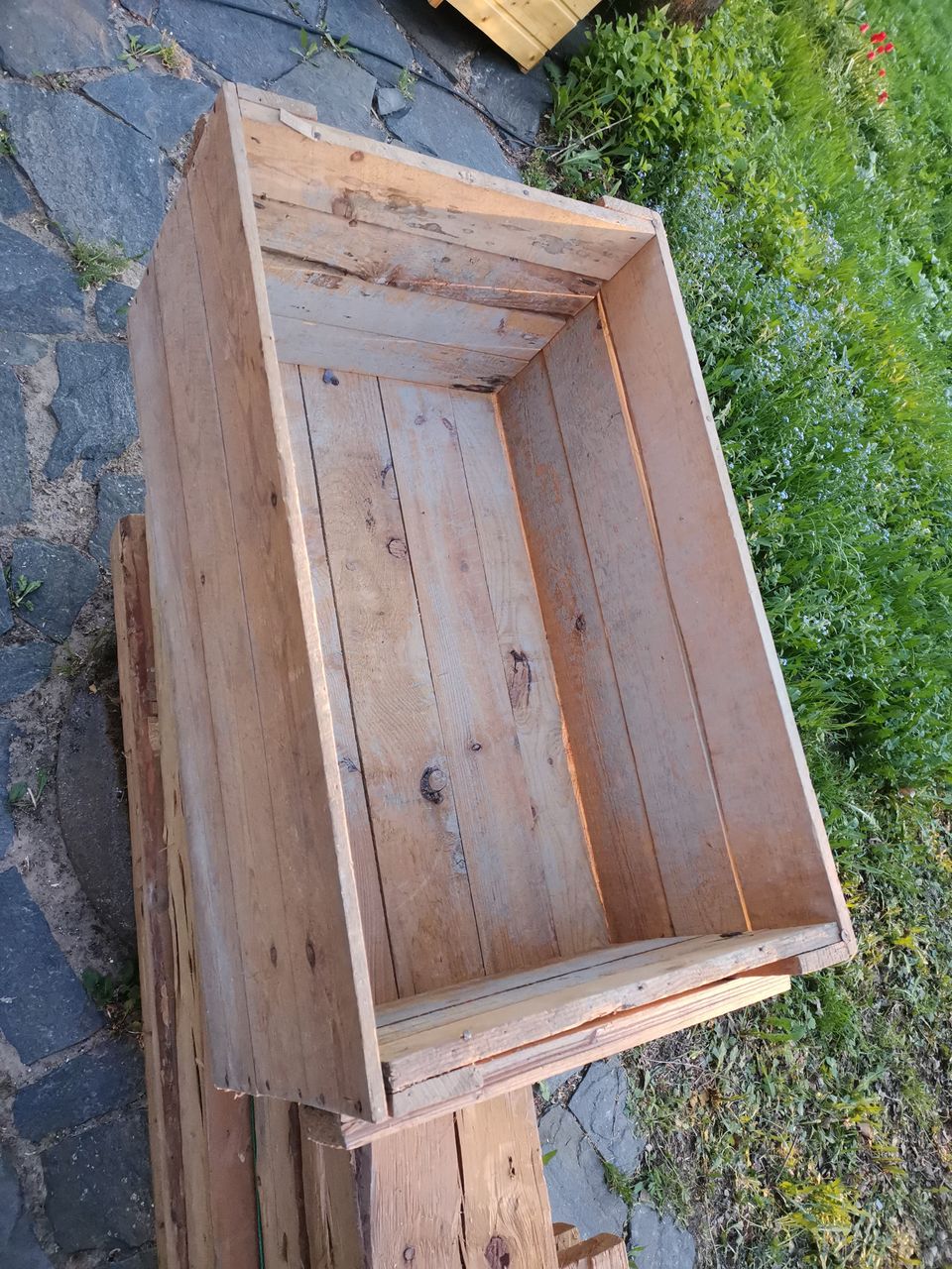 Vintage puinen laatikko