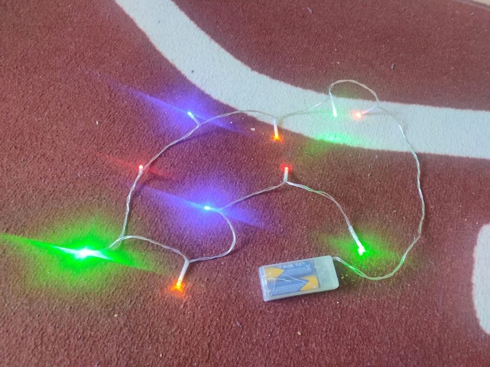 Coloured Fairy Light with battery